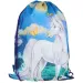 Spirit: Weißer Einhorn-Turnbeutel, Sportbeutel 47x34cm