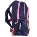 Spirit: Weißes Pferdemuster abgerundeter Schulranzen, Rucksack 24x13x31cm