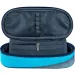 St.Right Blau schattiertes ovales Federmäppchen 23cm