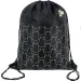St.Right schwarzer Turnbeutel mit Katzenmuster, Sportbeutel 34x43cm