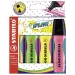 Stabilo: BOSS SPLASH Textmarker 2-5mm 4er-Set