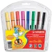 Stabilo: Trio Scribbi 8er-Set farbige dreieckige Filzstifte