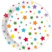 Sternförmiges 8-teiliges Pappteller-Set 20cm