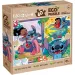 Stitch 2-in-1 60-teiliges Eco-Puzzle und Malset 70x50cm – Lisciani