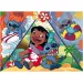 Stitch 2-in-1 Maxi-Puzzle mit 150 Teilen und Ausmalbild 70x50 cm – Lisciani