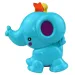 Sun Baby: Fröhlicher blauer Elefant BPA-freie Babyrassel