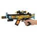 Superwaffen: Maschinengewehr mit Drachenmuster, Licht und Ton 33cm