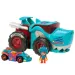 T-Racers: Riesiger blauer Haiwagen mit Figur
