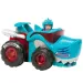 T-Racers: Riesiger blauer Haiwagen mit Figur