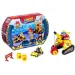 T-Racers: Spielset mit Turbokran-Spitzenfahrzeug