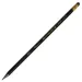 Tesoro schwarz-gold holzfreier Bleistift mit Radiergummi
