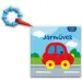 Textilbuch mit Beißring - Fahrzeug-Babybuch