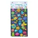 The Littlies: 3D-Puffaufkleber-Set mit Raumschiff-Muster auf einem 10x22cm Bogen