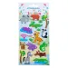 The Littlies: Dschungeltiere 3D Puffy Sticker Set auf einem 10x22cm Bogen
