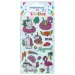 The Littlies: Wunderschöne Einhörner 3D Puffy Sticker Set auf einem 10x22cm Bogen