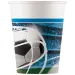 Torjubel Fußball-Pappbecher 8er-Set 200ml
