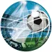 Torjubel Fußball Pappteller 8er-Set 23 cm