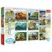 Treffen mit den Dinosauriern 10-in-1 Puzzle-Set - Trefl