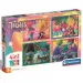 Trolls 4-in-1 Super Color Puzzle - Clementoni
