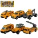 Truck Team: 6-teiliges Set Bauindustrie-Kleinwagen-Set 1/64