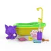 Washy Friends: Farbwechsel-Badekatzen mit Wanne und Zubehör - Pinki