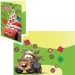 Weihnachtsgrußkarte mit Autos in drei verschiedenen Ausführungen