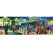 Weihnachtsmann-Express 1000-teilige Panorama-Puzzle - Clementoni