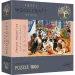 Wood Craft: Hundefreundschaft 1000-teiliges Premium-Holzpuzzle - Trefl