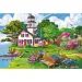 Wood Craft: Sommerhafen Holzpuzzle 500+1 Stück - Trefl