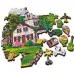 Wood Craft: Sommerhafen Holzpuzzle 500+1 Stück - Trefl