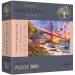 Wood Craft: Sonnenuntergang an der Golden Gate Holzpuzzle 1000 Teile - Trefl