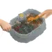 Jurassic World: Dino Reveal Battle Pack mit Arena und 2 Dinosaurier-Figuren – Mattel