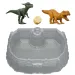 Jurassic World: Dino Reveal Battle Pack mit Arena und 2 Dinosaurier-Figuren – Mattel