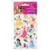 Luna: Disney Prinzessinnen selbstklebendes Sticker-Set, 5 Stück auf einem 8x12 cm Bogen