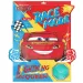 Luna: Malbuch „Cars“ mit Aufklebern und 6 Filzstiften