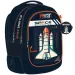 Luna: Must Team Astronaut abgerundeter Schulranzen mit 3 Fächern, Rucksack 32x18x43 cm