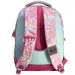 Luna: Must Team Good Vibes Smiley gemusteter, abgerundeter Schulranzen mit 3 Fächern, Rucksack 32x18x43 cm