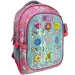 Luna: Must Team Good Vibes Smiley gemusteter, abgerundeter Schulranzen mit 3 Fächern, Rucksack 32x18x43 cm