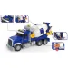 ToyStar Betonmischer-LKW in Blau mit Licht- und Soundeffekten, 41 cm